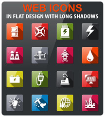 alternative energy icon set