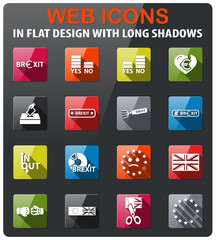brexit icon set