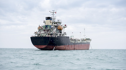 Cargo Ship at sea