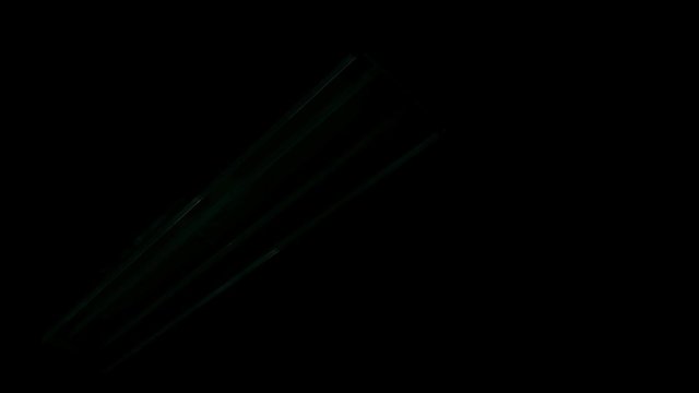 Fluorescent neon light tubes flickering when switching on and off