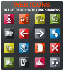 communication icon set