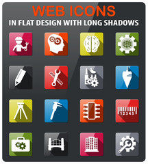 engineering icon set