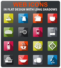 food and kitchen icon set
