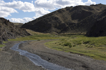 Bach im Altai-Gebirge - Mongolei