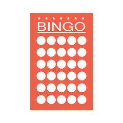 bingo card flat icon - 134481352