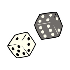 dice flat icon