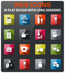 food and kitchen icon set