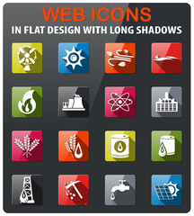 fuel icon set