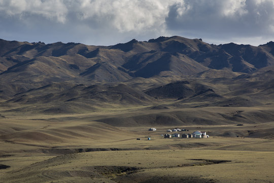 Nomaden im Altai-Gebirge - Mongolei