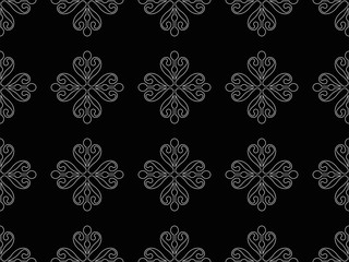 Seamless decorative pattern, vector