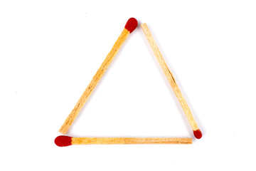 Sulfur matches matchbox isolated start light fire