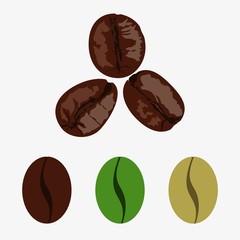 Roasted coffee beans