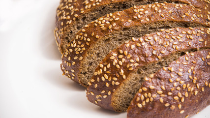 Tasty sliced rye bread