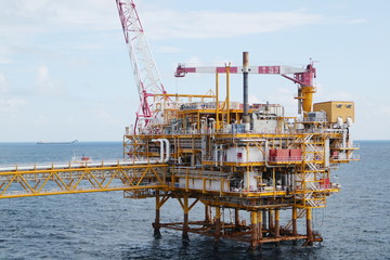 Offshore construction platform for production oil and gas Oil and gas industry
