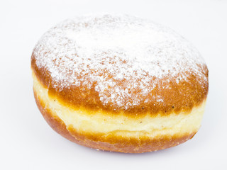 tasty donut on lwhite background