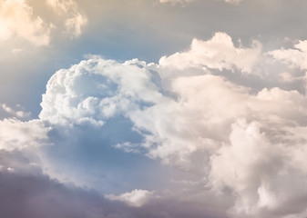 Fototapeta premium Color sky and clouds in daylight, used as background