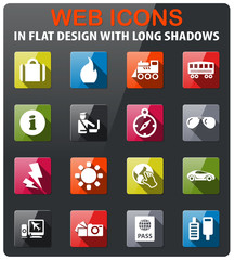 travel icon set