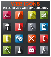 work tools icon set