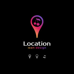 orchard icon. location icon for map