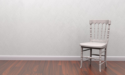 白い椅子のある部屋　３ＤＣＧ