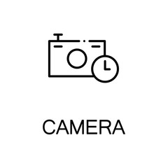 Camera flat icon