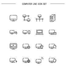 Computer icon set