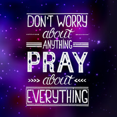 Obraz premium Religions lettering illustration