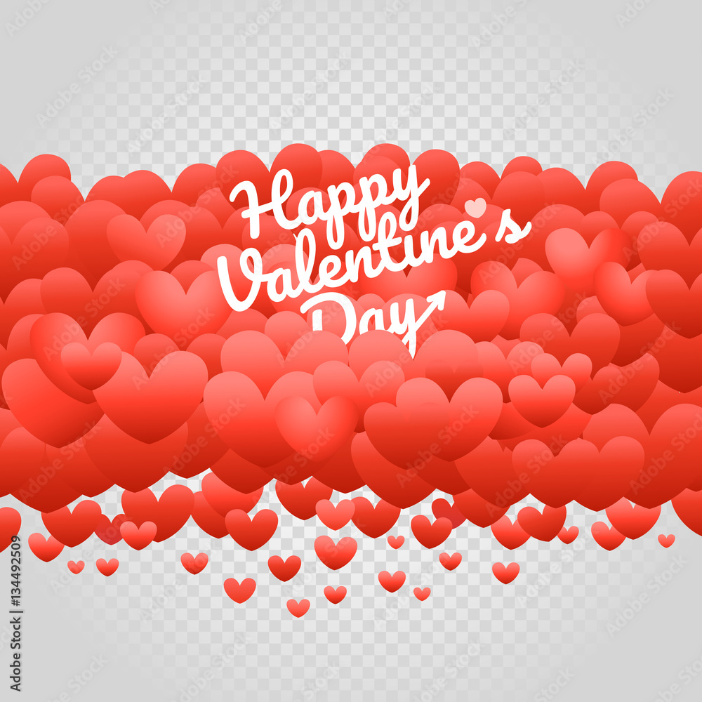 Poster valentines vector label isolated on