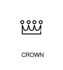 Crown flat icon