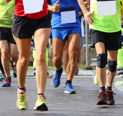 many people run fast during sports race