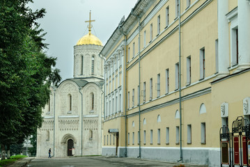 Fototapeta na wymiar Saint Demetrius Cathedral in Vladimir at summer. Russia