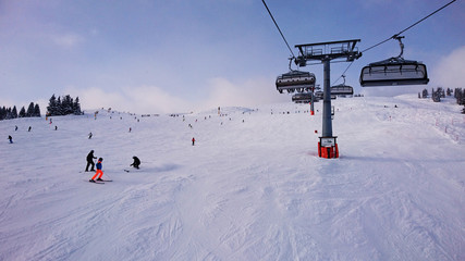 Skilope in Saalbach-Hinterglemm (Austria)