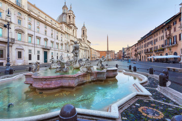 Naklejka premium Navona square
