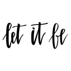 Handwritten text. Let it be