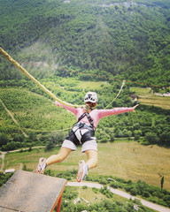 Rope jumping.