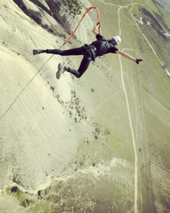 Rope jumping.