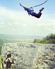 Rope jumping.