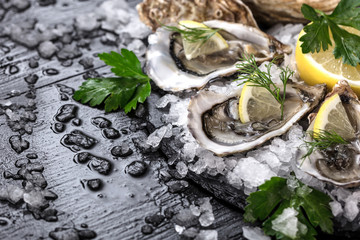 Frische Austern 