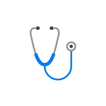 Stethoscope Icon Vector, Phonendoscope Solid Logo Illustration, Colorful Pictogram Isolated On White