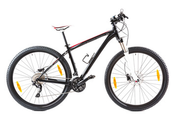 Mountain Bike With 29 Inch Wheels On White