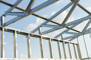 New technology steel frame for home construction