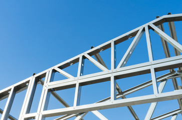 New technology steel frame for home construction
