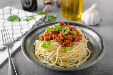 Spaghetti bolognese homemade