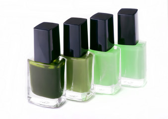 Green nail polish