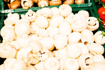 Mushrooms At The Supermarket