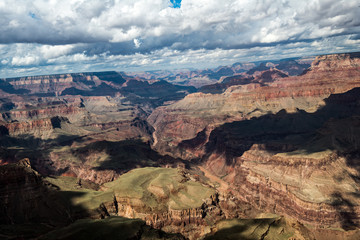 Fototapeta na wymiar Grand Canyon from the air.