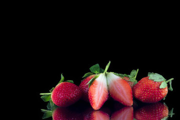 Group of strawberries