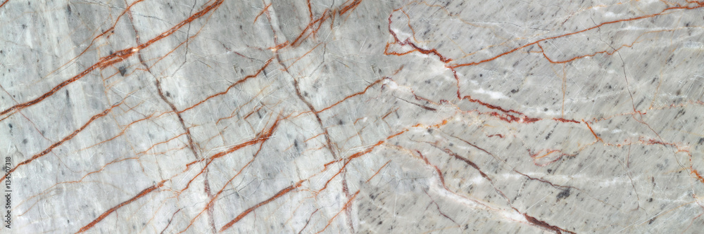 Poster horizontal grey marble texture for pattern and background