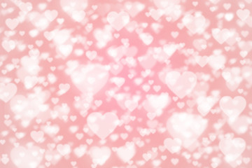 Obraz premium Valentines day background in red color with hearts.