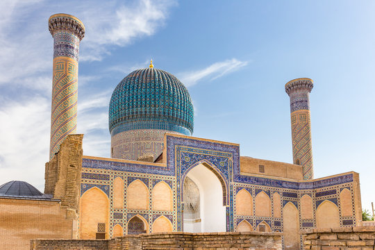 Gur-E Amir Mausoleum, in Samarkand, Uzbekistan